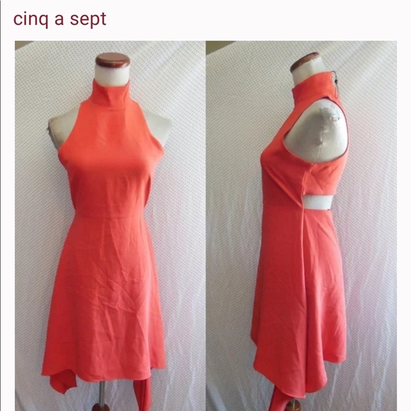 NWT Cinq a Sept Julia dress in color aura Sz 8 original $395 - Picture 9 of 10